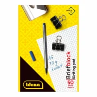 Idena Briefblock 50 Blatt 70g/m 10er Pack - DIN A5, kariert