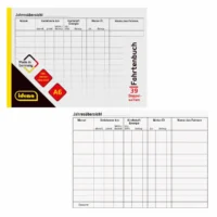 Idena Fahrtenbuch DIN A6 40 Blatt