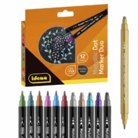 Idena Marker Metallic 12 Stück - Dot DUO