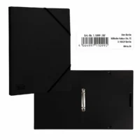 Idena Ringbuch 2 Ringe DIN A4 aus Karton - schwarz, 20mm