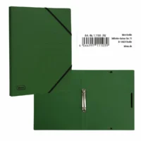 Idena Ringbuch 2 Ringe DIN A4 aus Karton - grün, 20mm