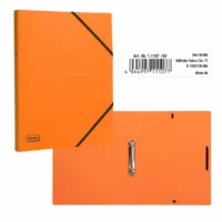 Idena Ringbuch 2 Ringe DIN A4 aus Karton - orange, 25mm