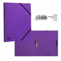 Idena Ringbuch 2 Ringe DIN A4 aus Karton - lila, 25mm