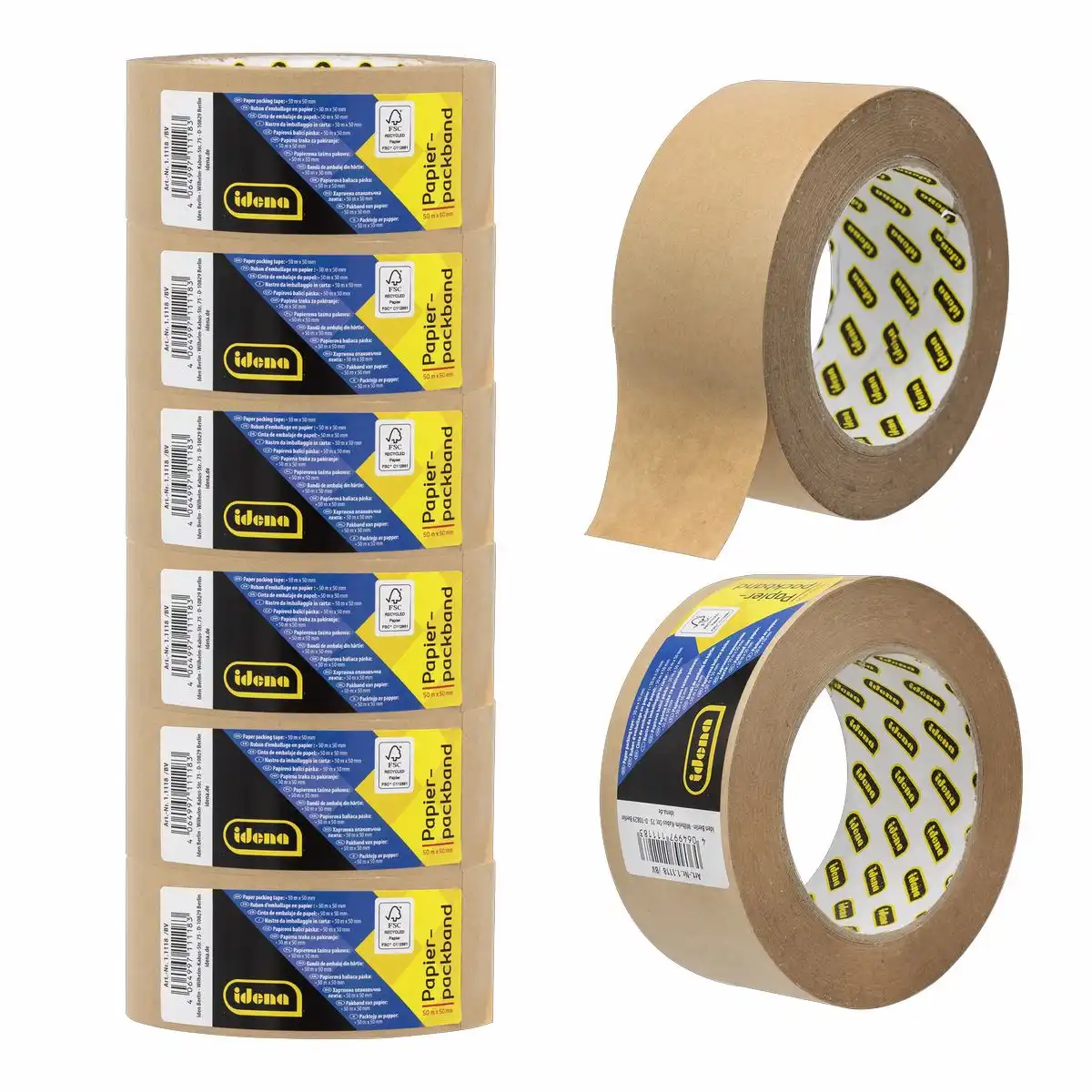 Idena Papierpackband extra stark 50mmx50m
