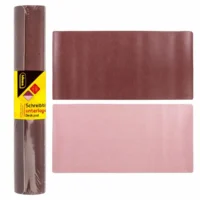 Idena Schreibtischunterlage PU doppelseitig 80x40cm - weinrot/altrosa