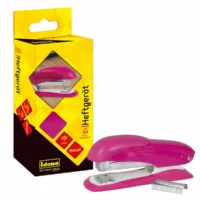 Idena Heftgerät 13cm bis 20 Blatt - pink