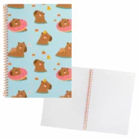 Idena Spiralblock Capybara liniert 80 Blatt 80g/m² DIN A4