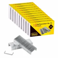 Idena Heftklammern No. 10 verzinkt 1000 Teile 10er Pack