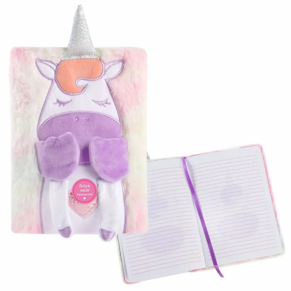 Idena Notizbuch Fluffy liniert 80 Blatt 80g/m² DIN A5