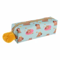 Idena Schlamper Capybara blau 205x60x70mm Verschluss mit Pompom