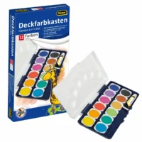 Idena Deckfarbkasten und 1 Tube Deckweiß