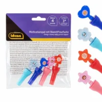 Idena Motivstempel mit Bleistiftaufsatz 4 Stück