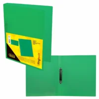 Idena Ringbuch PP 2 Ringe transluzent DIN A4 - grün