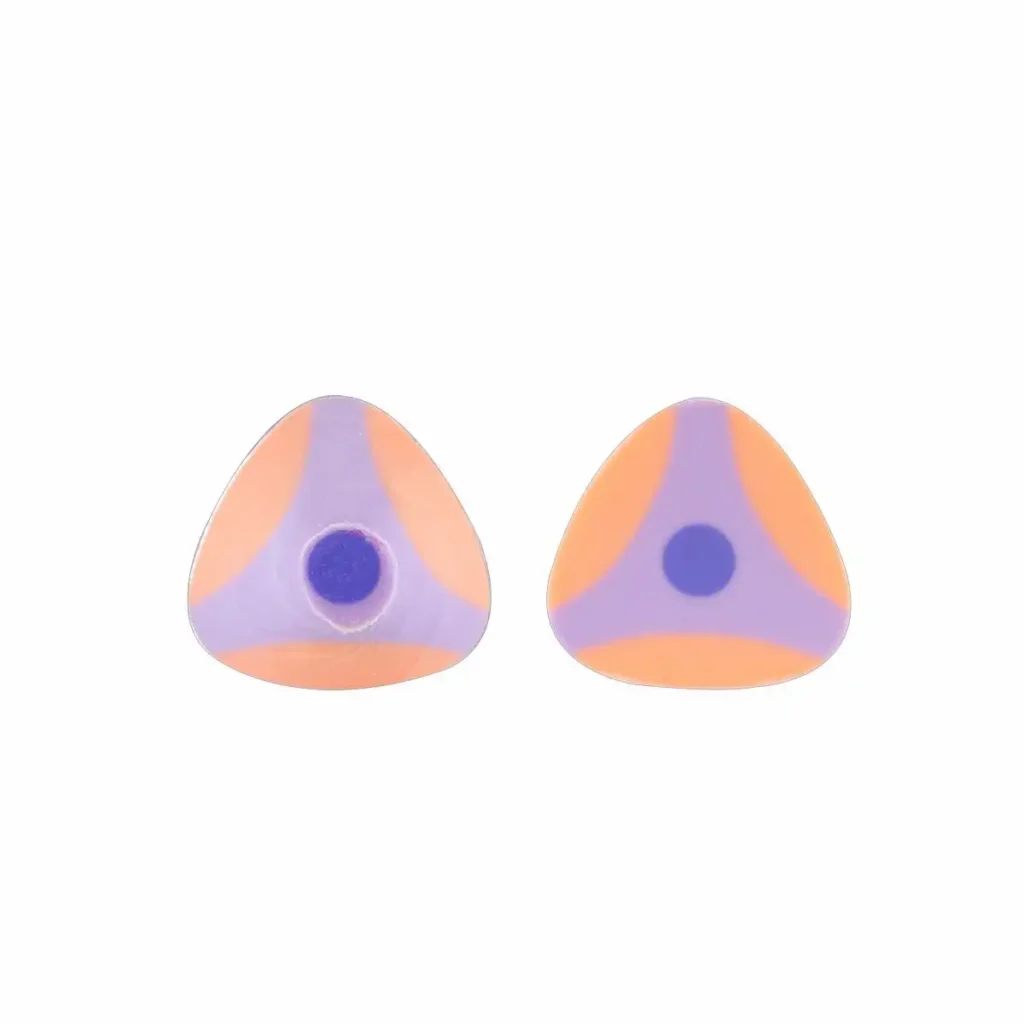 Idena Radierer Pastell in Stiftform dreieckig - apricot/flieder
