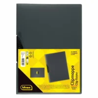 Idena Clipmappe PP transluzent DIN A4 - schwarz