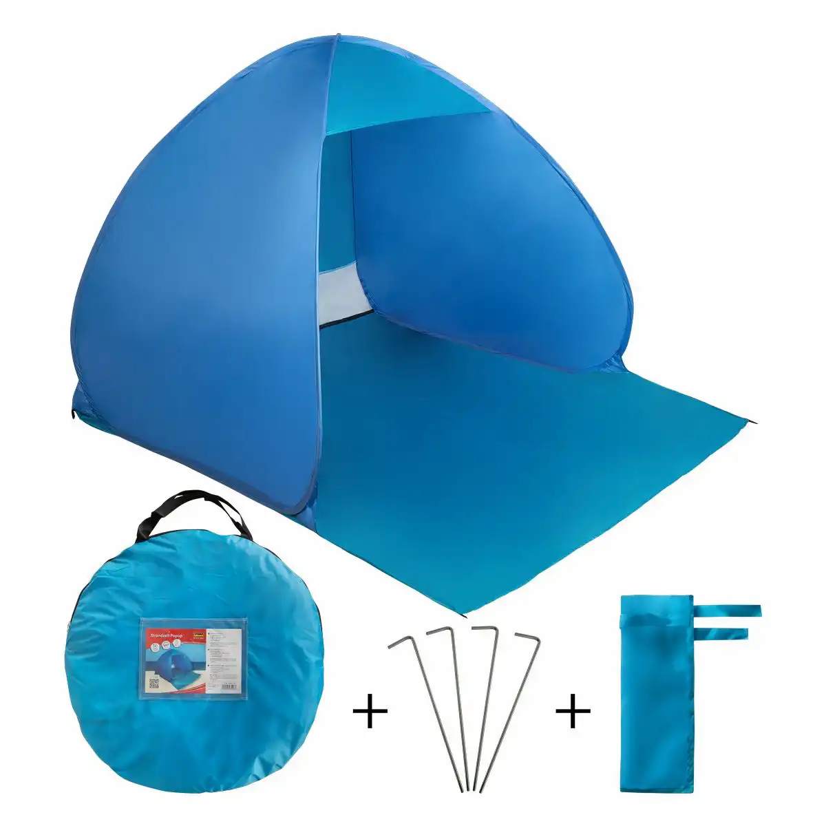 Idena Standzelt Popup blau 1