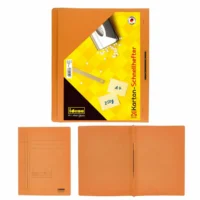 Idena Kartonschnellhefter 250g/m² DIN A4 25er Pack - orange