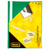 Idena Schnellhefter PP extra stark DIN A4 10er Pack - grün