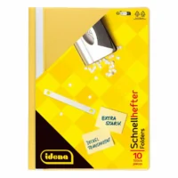 Idena Schnellhefter PP extra stark DIN A4 10er Pack - gelb