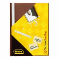 Idena Schnellhefter PP extra stark DIN A4 10er Pack - braun