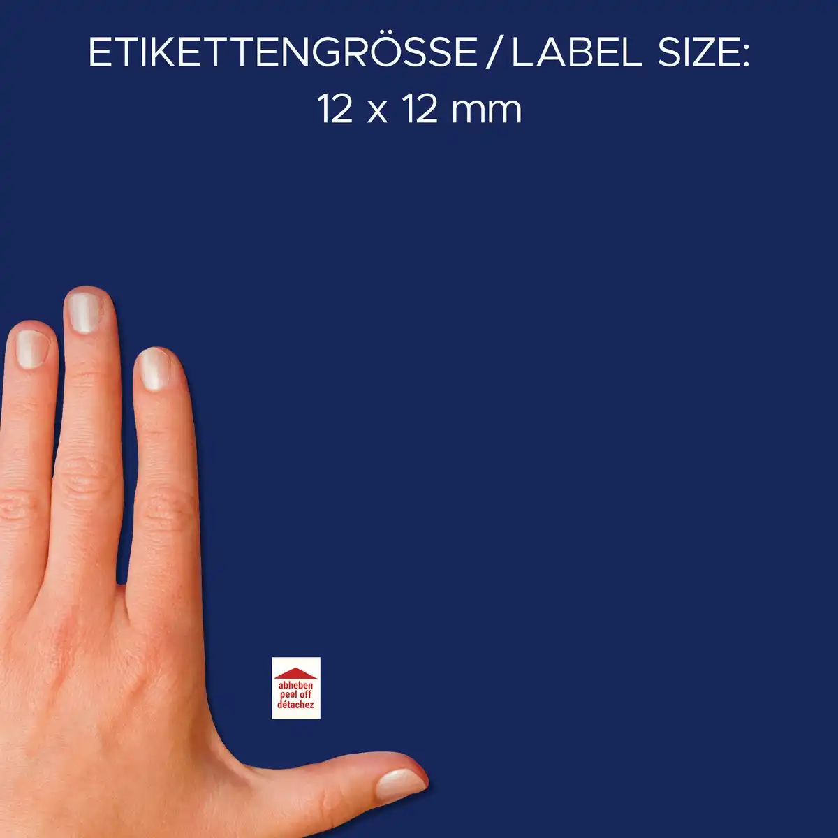 AVERY Zweckform Fotoketts doppelseitig klebend 12x12mm 400 Stück-1