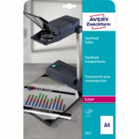 AVERY Zweckform Overheadfolien Laser transparent DIN A4 100 Stück