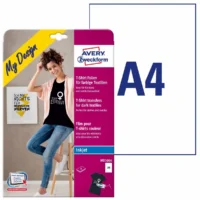 AVERY Zweckform Textilfolien für farbige/dunkle Textilien DIN A4 8 Stück