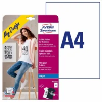 AVERY Zweckform Textilfolien für helle und farbige Textilien DIN A4 5 Stück