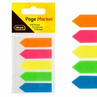 Idena Page Marker 5 Farben 12x43mm 100 Stück