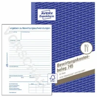 AVERY Zweckform Bewirtungsbeleg DIN A5 50 Blatt