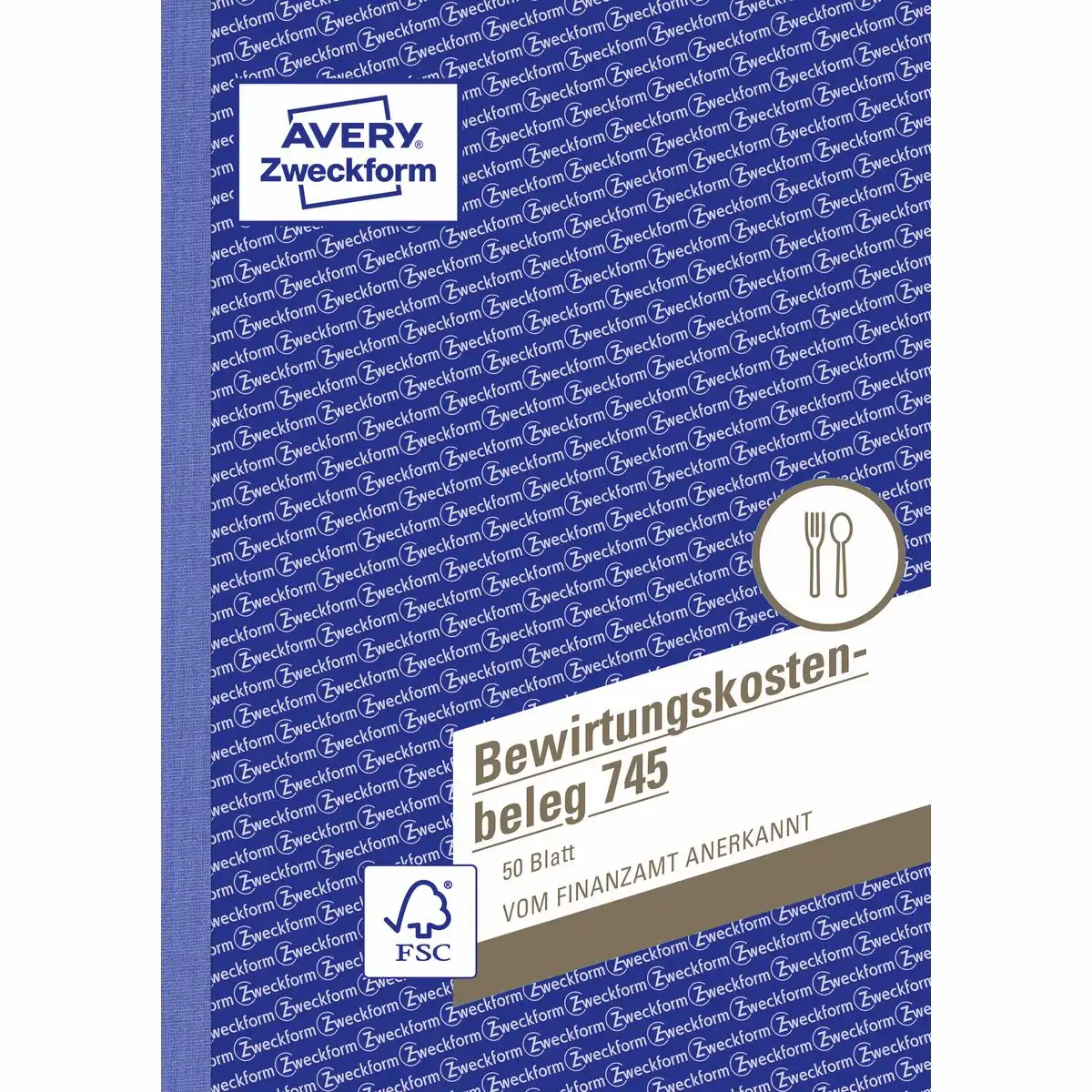 AVERY Zweckform Bewirtungsbeleg DIN A5 50 Blatt-1