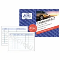 AVERY Zweckform Fahrtenbuch für PKW 390 Fahrten DIN A6 quer 56 Blatt