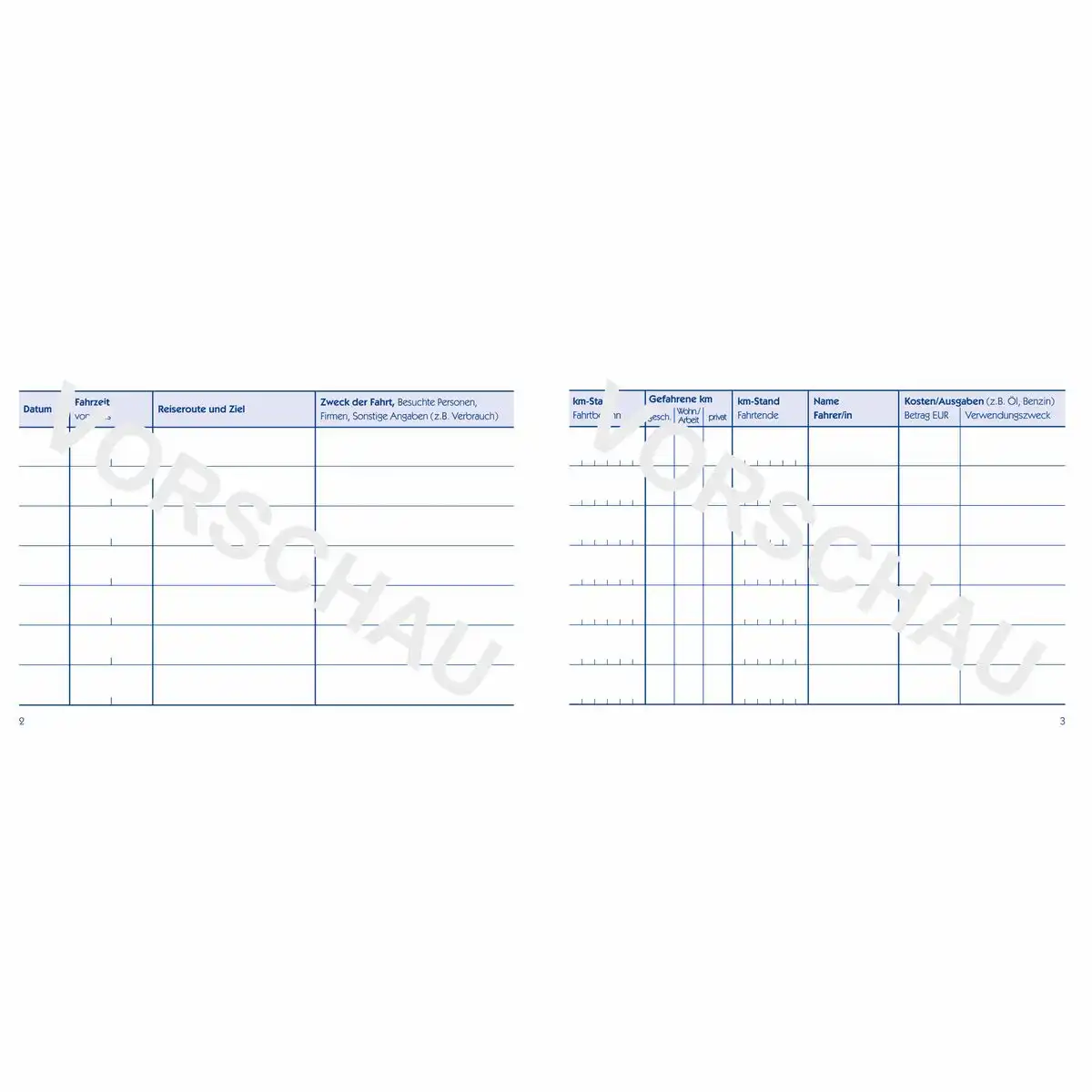 AVERY Zweckform Fahrtenbuch für PKW 390 Fahrten DIN A6 quer 56 Blatt-2