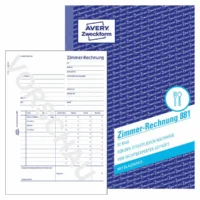 AVERY Zweckform Zimmerrechnung mit Blaupapier weiß DIN A5 50 Blatt