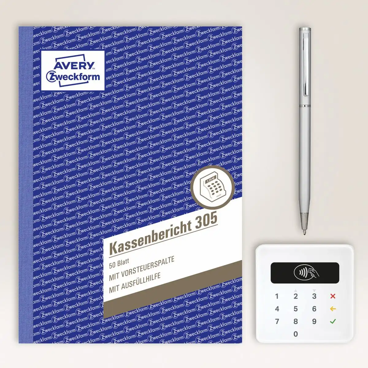 AVERY Zweckform Kassenbericht 50 Originale DIN A5 50 Blatt-5