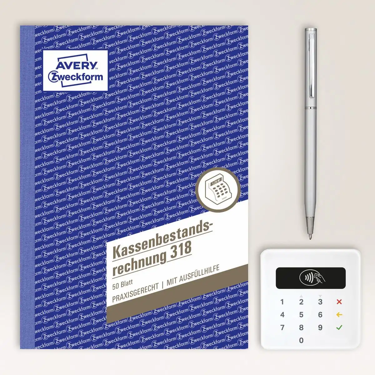313043_05 AVERY Zweckform Kassenbestandsrechnung 50 Originale DIN A5 50 Blatt-5
