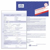 AVERY Zweckform KFZ Kaufvertrag selbstdurchschreibend 4-fach Satz DIN A4 5er Pack