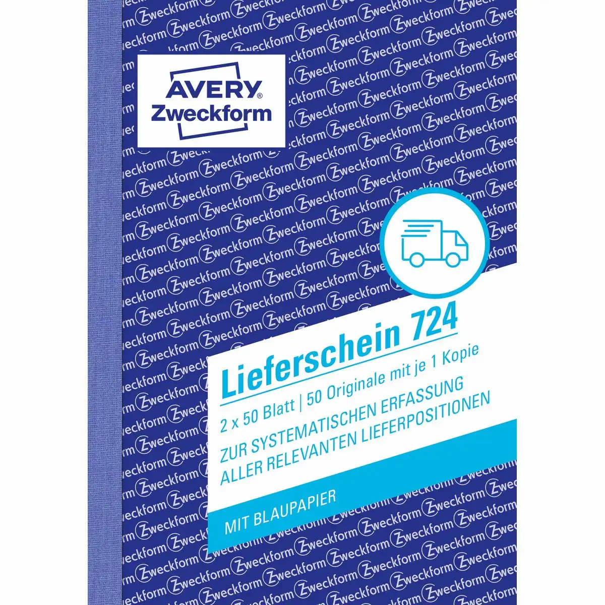 313053_01 AVERY Zweckform Lieferschein mit Blaupapier DIN A6 100 Blatt-1