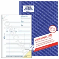 AVERY Zweckform Lieferschein selbstdurchschreibend DIN A5 80 Blatt