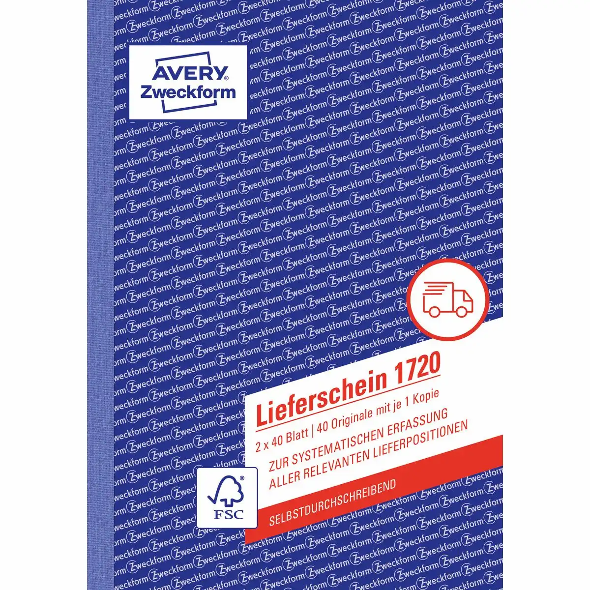 AVERY Zweckform Lieferschein selbstdurchschreibend DIN A5 80 Blatt-1
