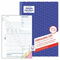 AVERY Zweckform Lieferschein mit Empfangsschein selbstdurchschreibend DIN A5 120 Blatt