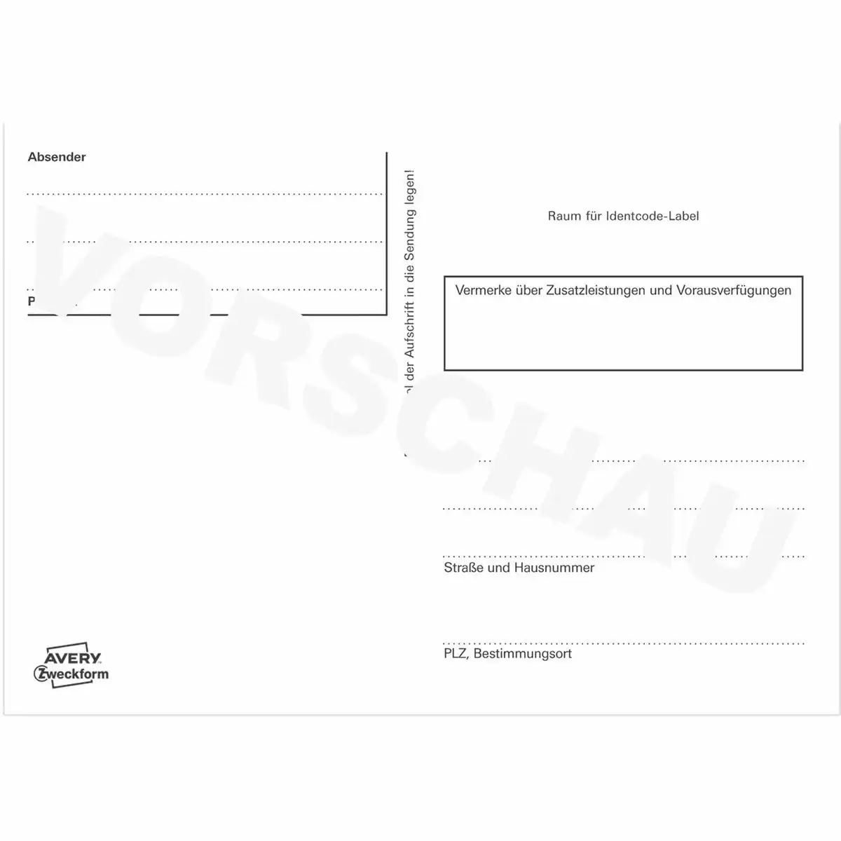 313073_02 AVERY Zweckform Adressaufkleberheft selbstklebend DIN A6 10 Blatt-2
