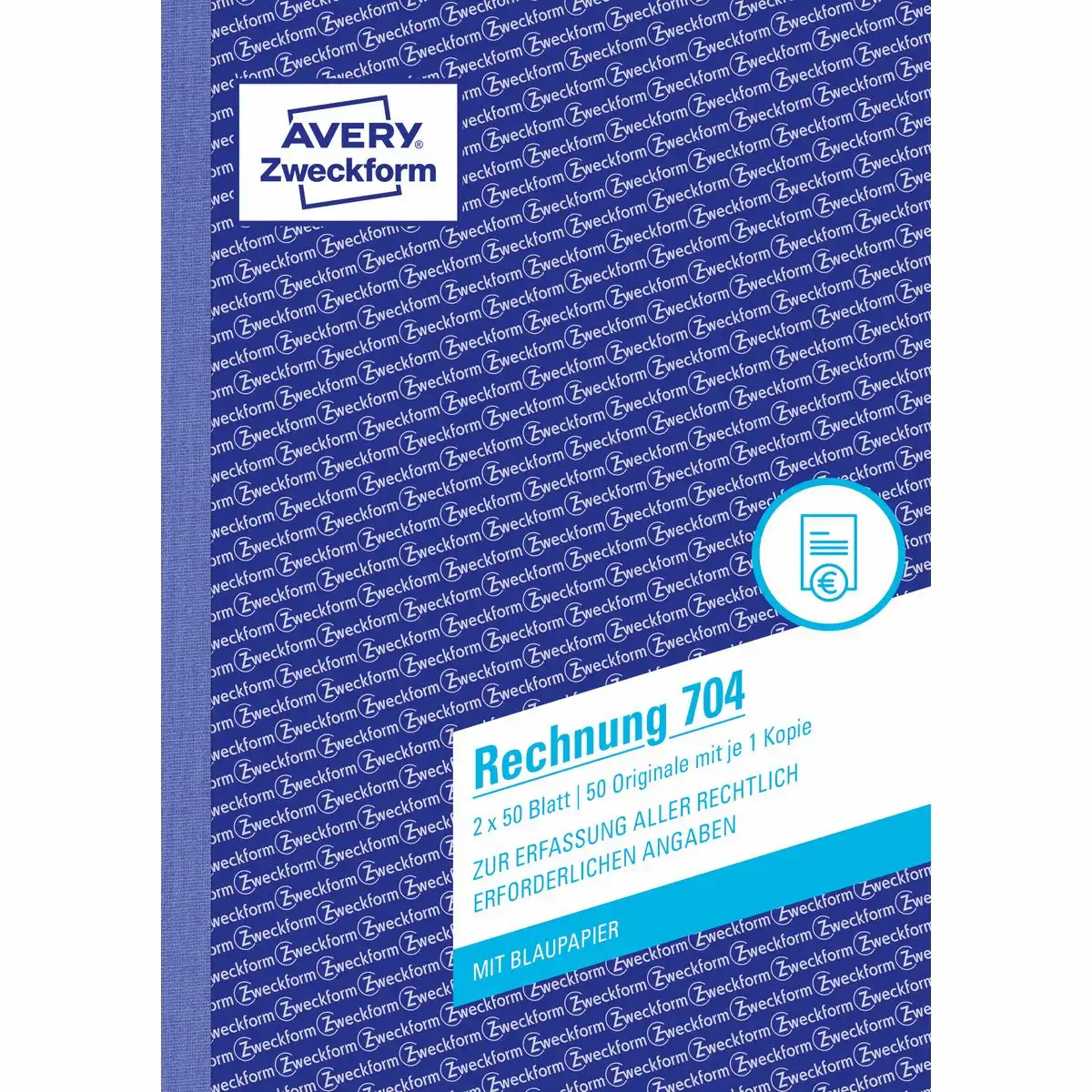 313090_01 AVERY Zweckform Rechnung mit Blaupapier DIN A5 2x50 Blatt-1