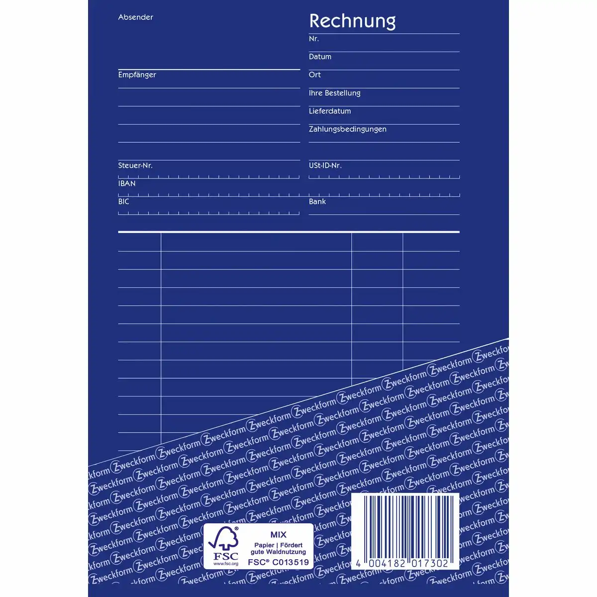 313091_03 AVERY Zweckform Rechnung selbstdurchschreibend DIN A5 2x40 Blatt-3
