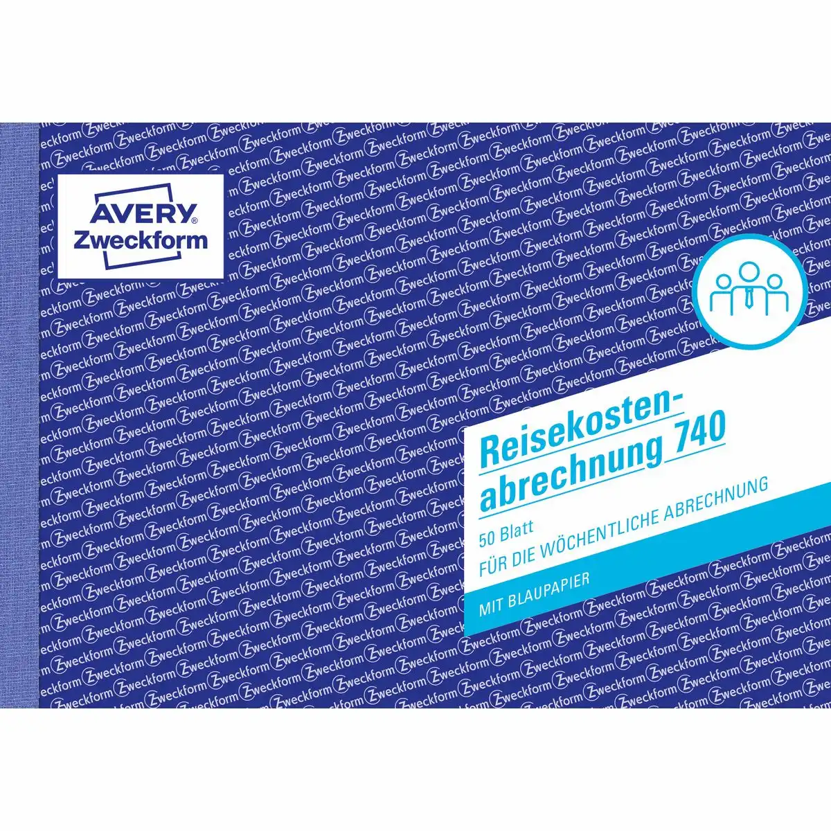 313099_01 AVERY Zweckform Reisekostenabrechnung wöchentliche Abrechnung mit Blaupapier DIN A5 quer-1