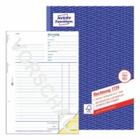 AVERY Zweckform Rechnung selbstdurchschreibend DIN A4 2x40 Blatt