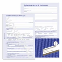 AVERY Zweckform Einheitsmietvertrag für Wohnungen 4 Seiten DIN A4