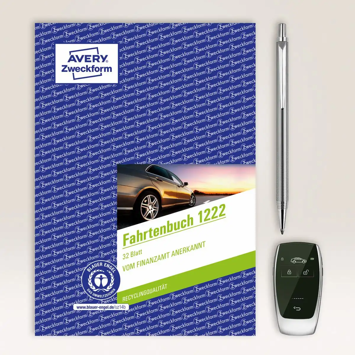 AVERY Zweckform Fahrtenbuch für PKW 64 Seiten 682 Fahrten DIN A5 32 Blatt-3