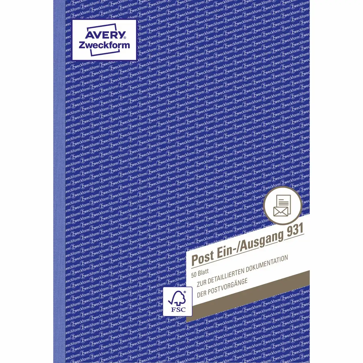 313136_01 AVERY Zweckform Post Ein-/Ausgangsbuch DIN A4 50 Blatt-1