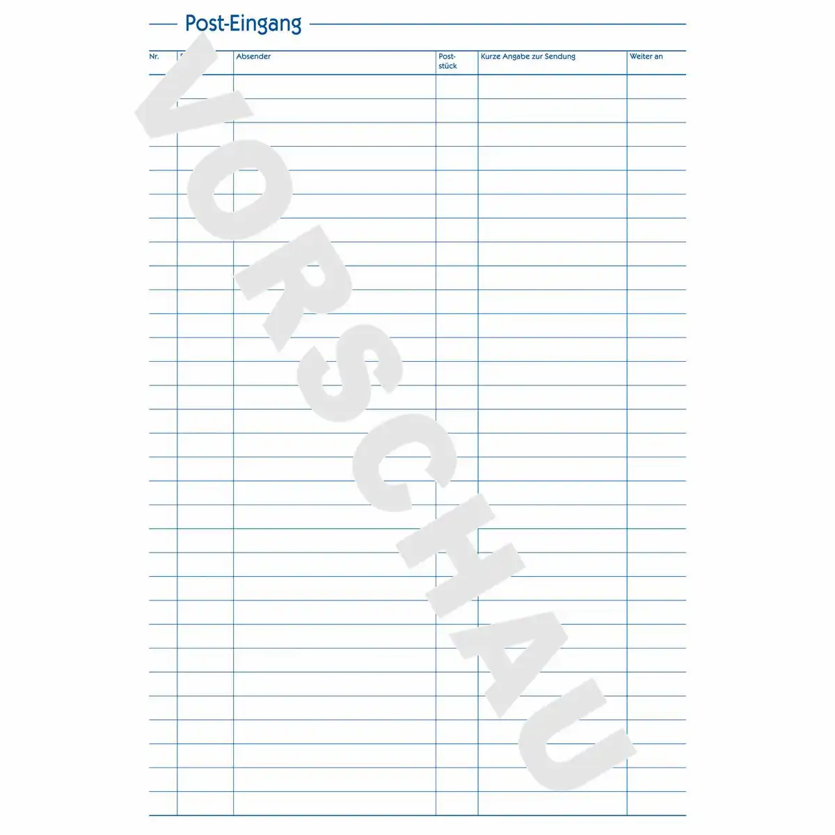 313136_02 AVERY Zweckform Post Ein-/Ausgangsbuch DIN A4 50 Blatt-2